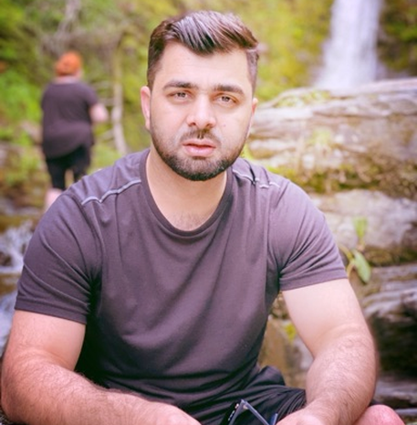 Shabir Khan Shabir Khan official portrait for personal brand website